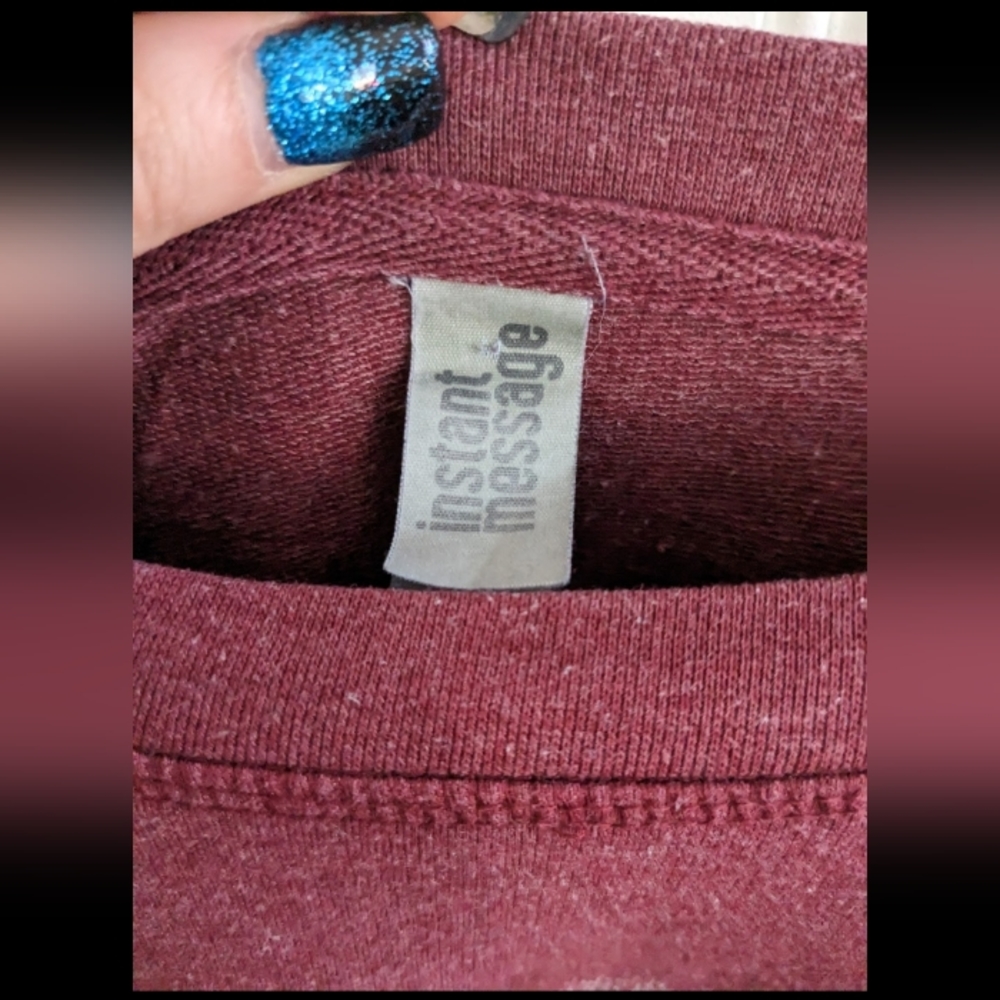 Red Graphic Pullover - Picture 4 of 4